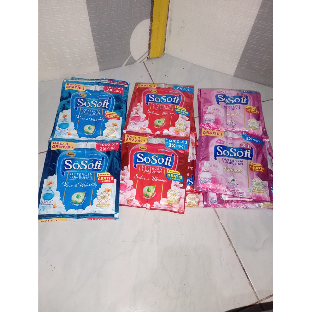 sosoft detergen cair