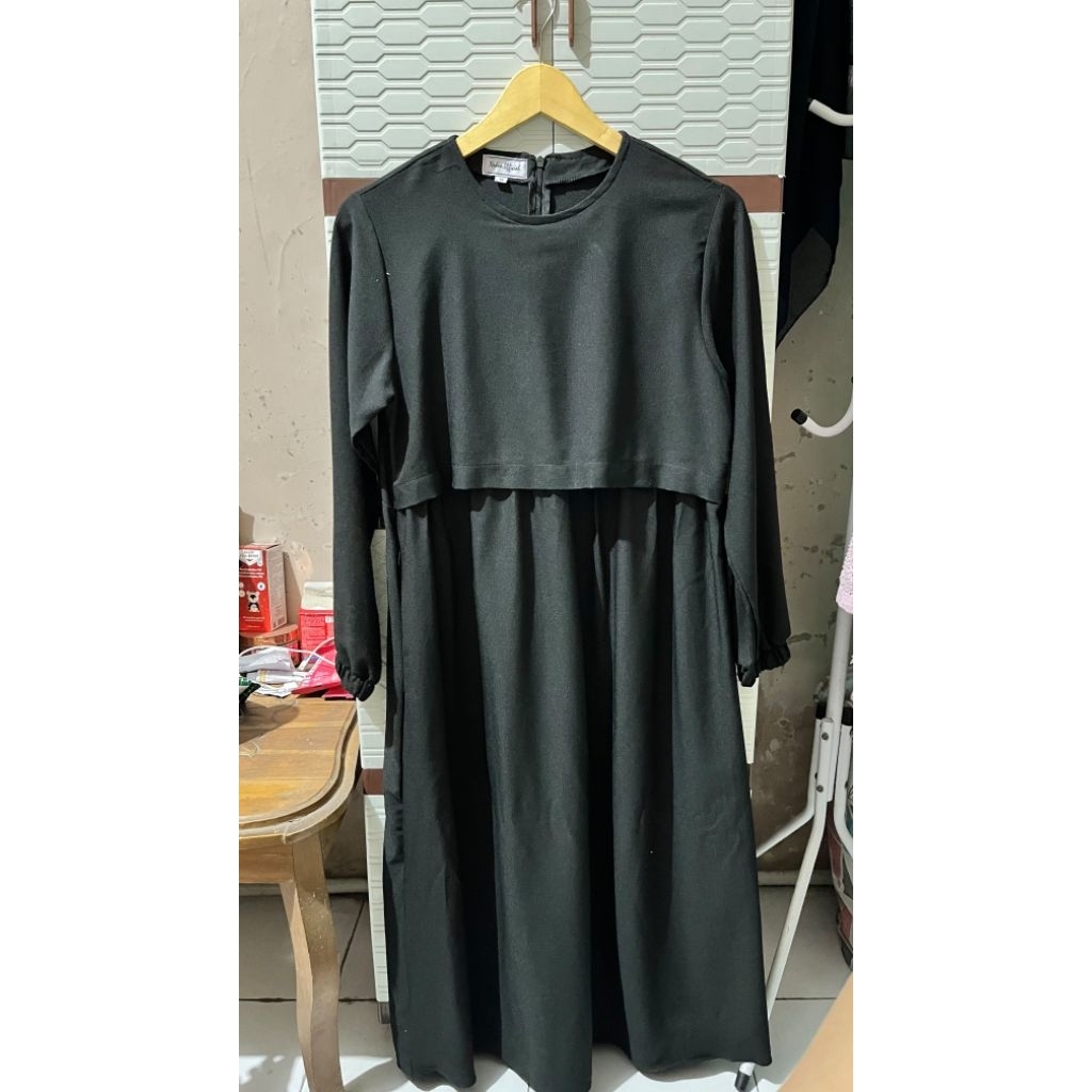 PRELOVED LONG TUNIK BLACK By NEDAA.OFFICIAL
