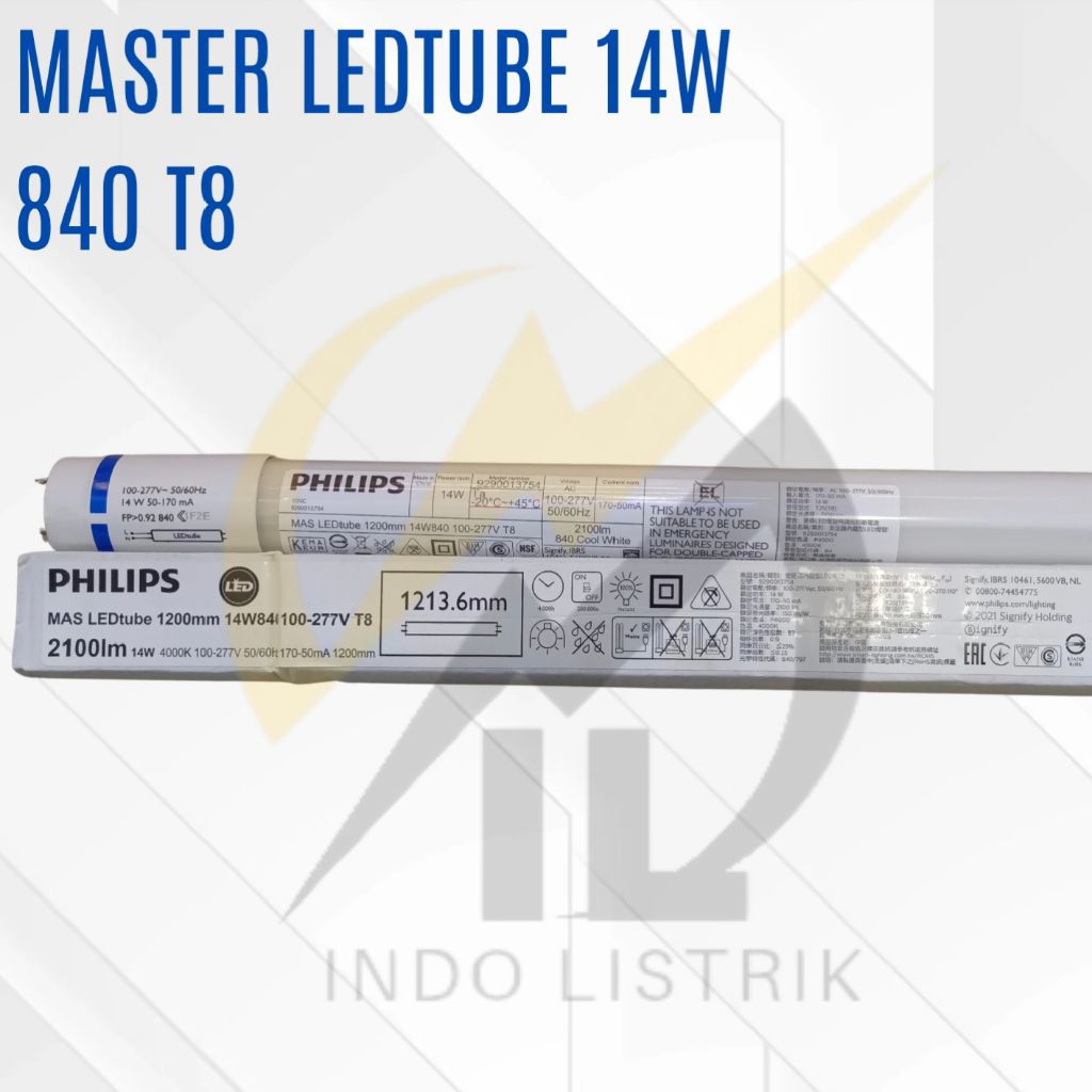 Lampu Philips TL Led 14w 4000K / Philips Master Led Tube 14w 840 T8 Putih TL Led 14w 4000K