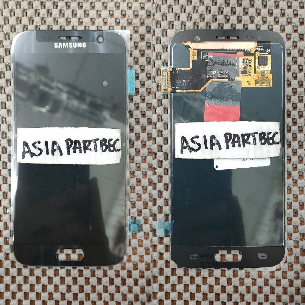 LCD SAM S7 FLAT / S7 EDGE OLED layar touchscreen