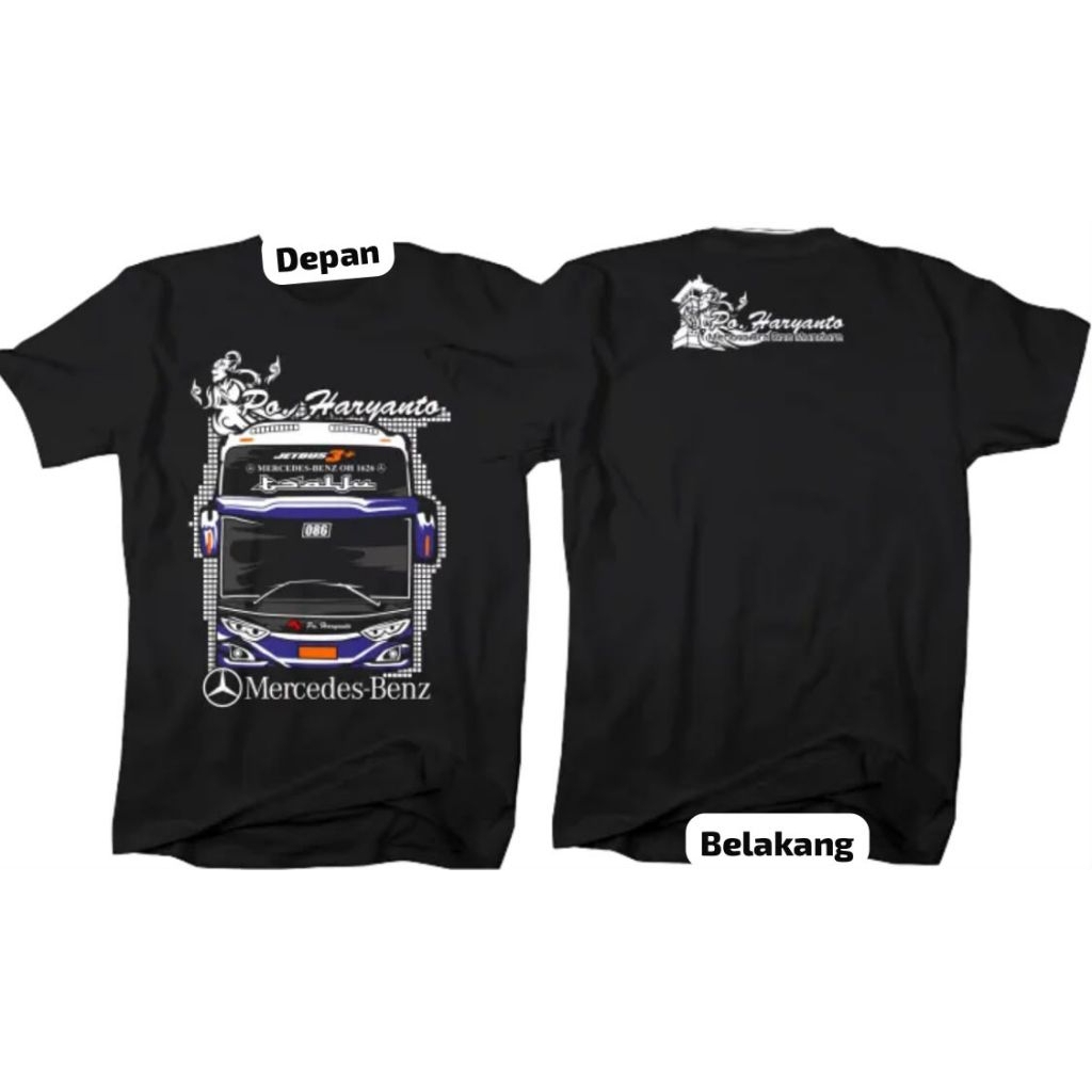 KAOS JETBUS PO HARYANTO KAOS JETBUS PRIA WANITA