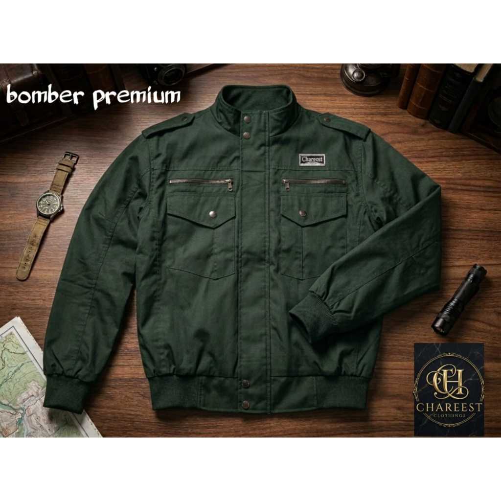 JAKET BOMBER premium Kanvas acc.jaket