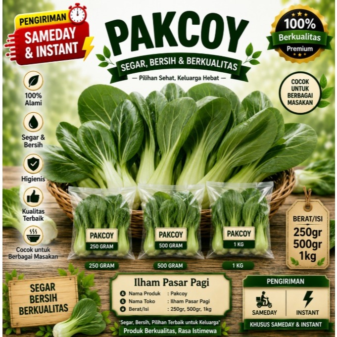 Pakcoy sayuran pakcoy