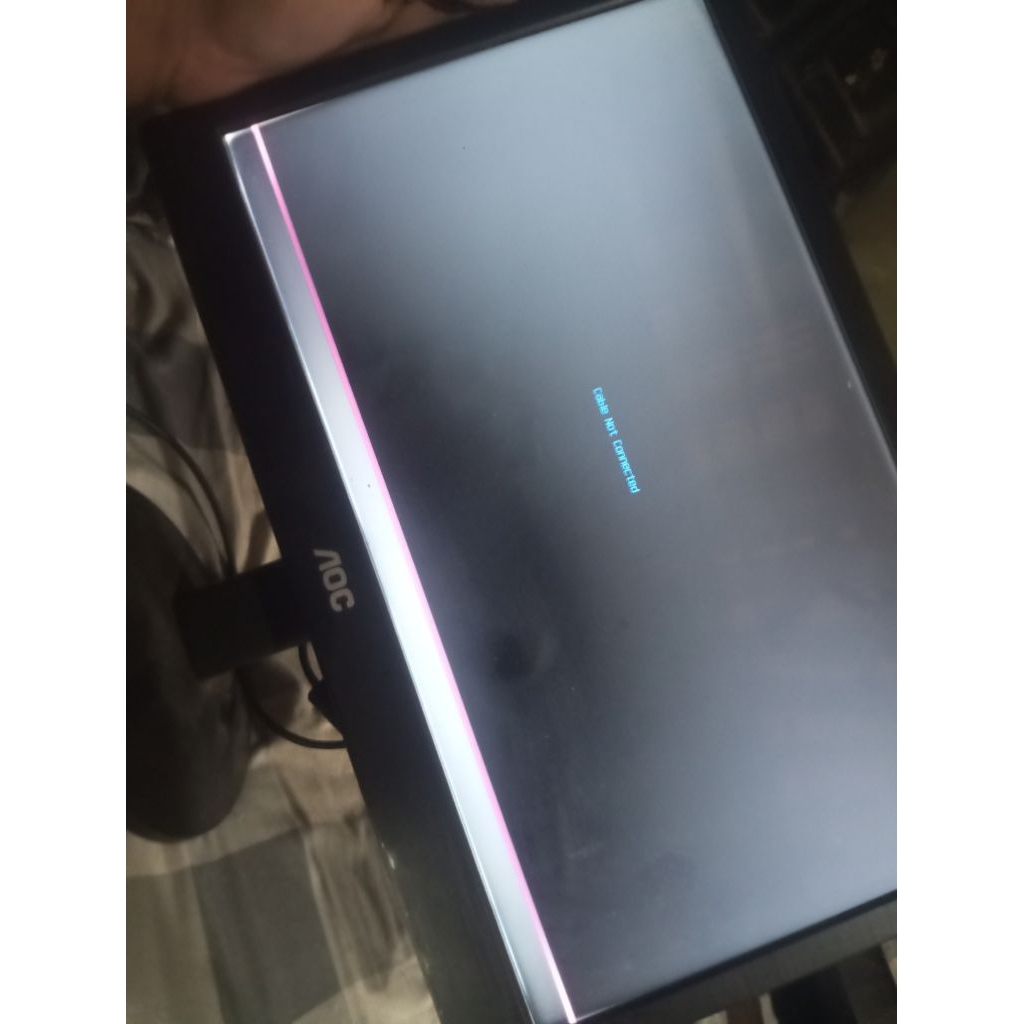 monitor pc 16in bekas minus