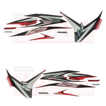 Sticker Body Honda Vario 125 PGM-FI Merah - 871X0KZR610ZBR - 871X0KZR610ZBL - STRIPE R./L. RED