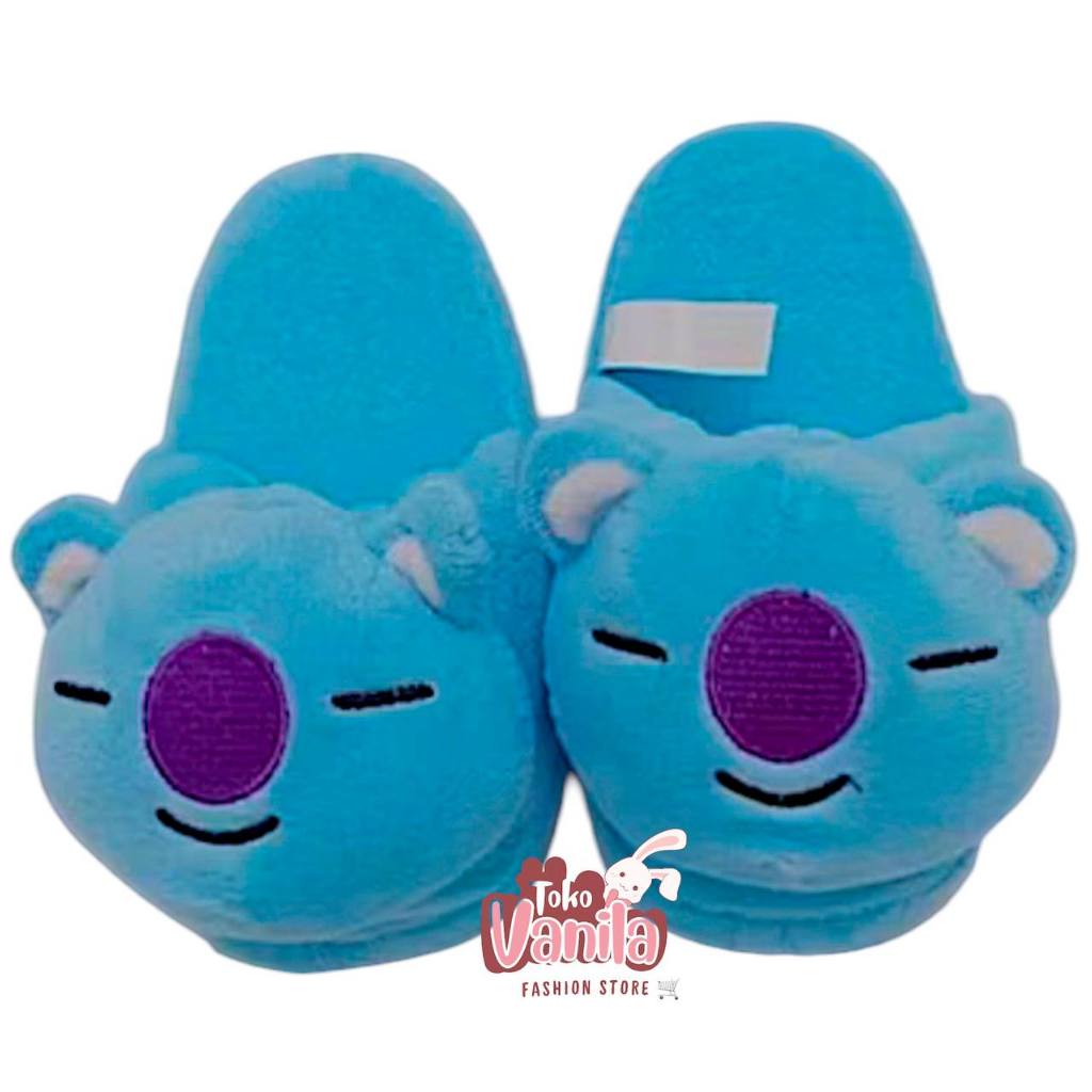 Sandal Karakter BTS BT21 Koya / Sandal Rumah Bulu Lembut Dan Empuk