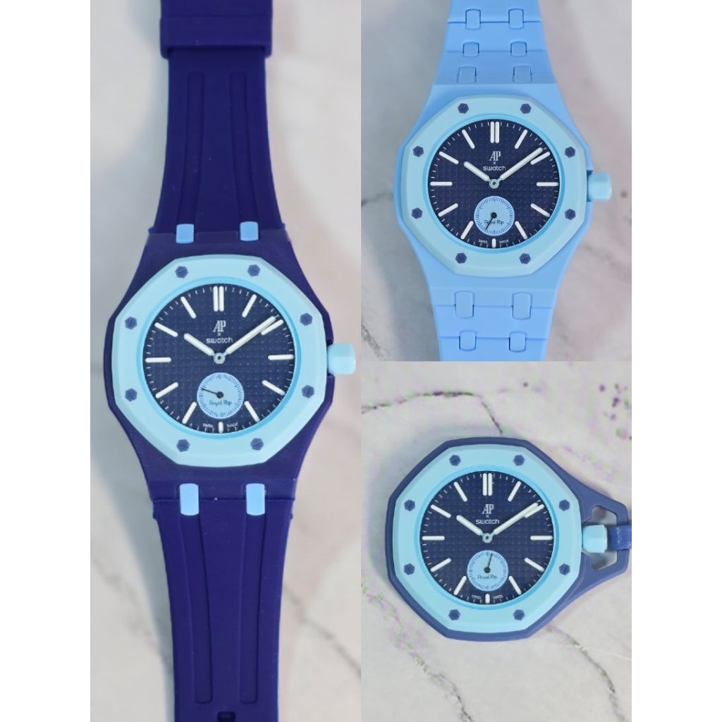 AP x Swatch Automatic blue