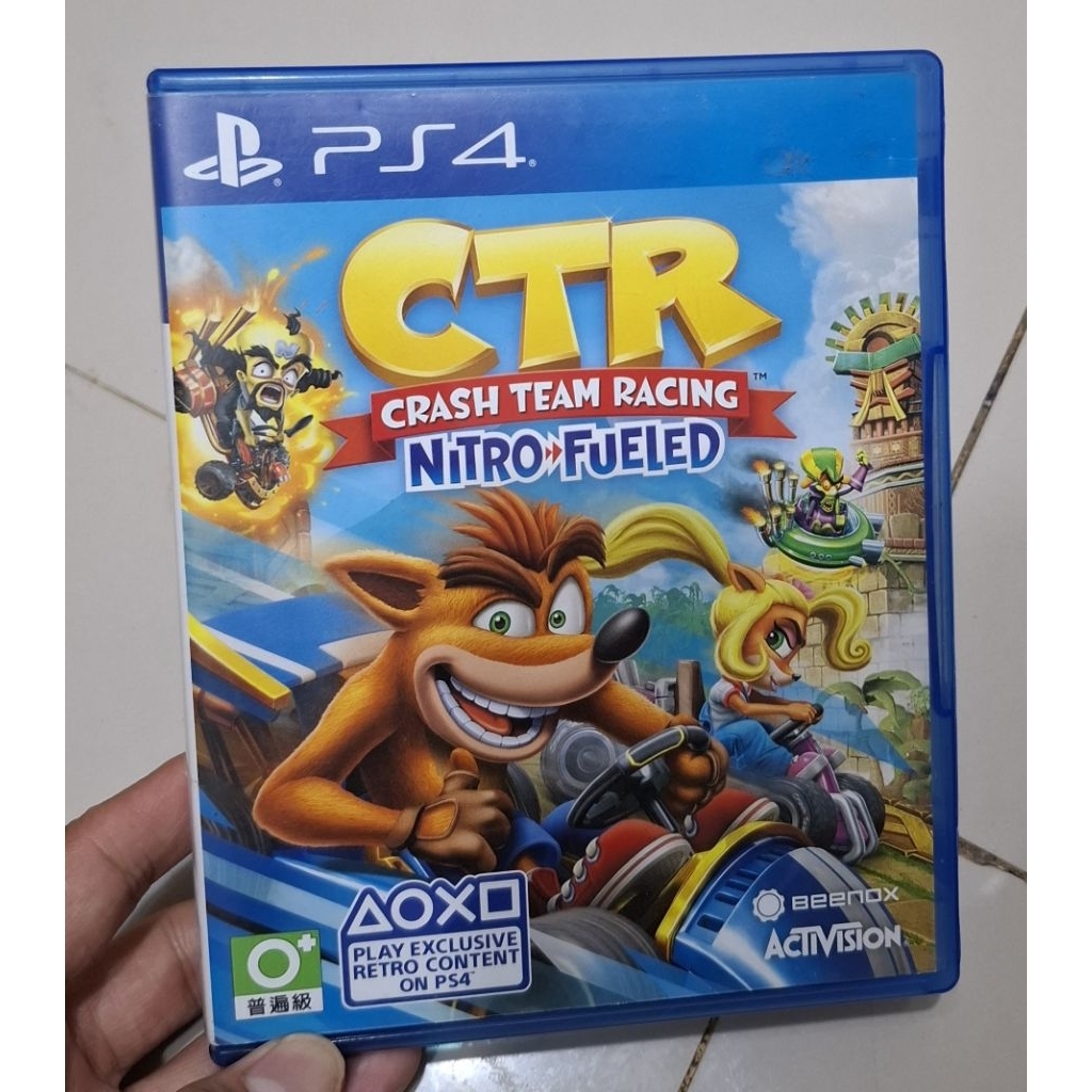 CRASH TEAM RACING NITRO FUELED CTR NITRO FUELED PS4 PS 4 DISC KASET REG 3