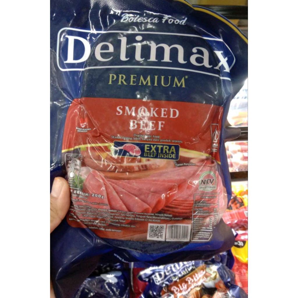 DELIMAX SLIGE BEEF BURGER 200GR / SLICE BURGER /SLICE BEEF