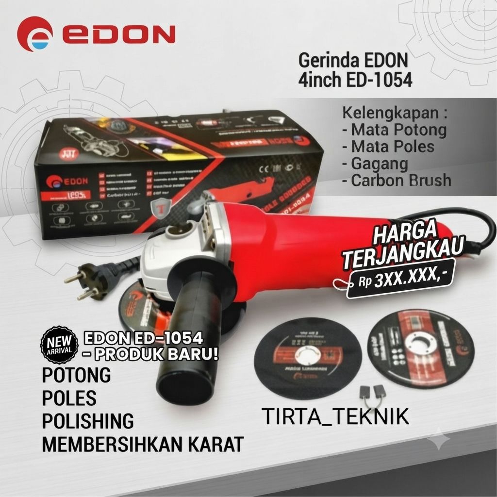 Gerinda Listrik Edon / Gerinda Tangan