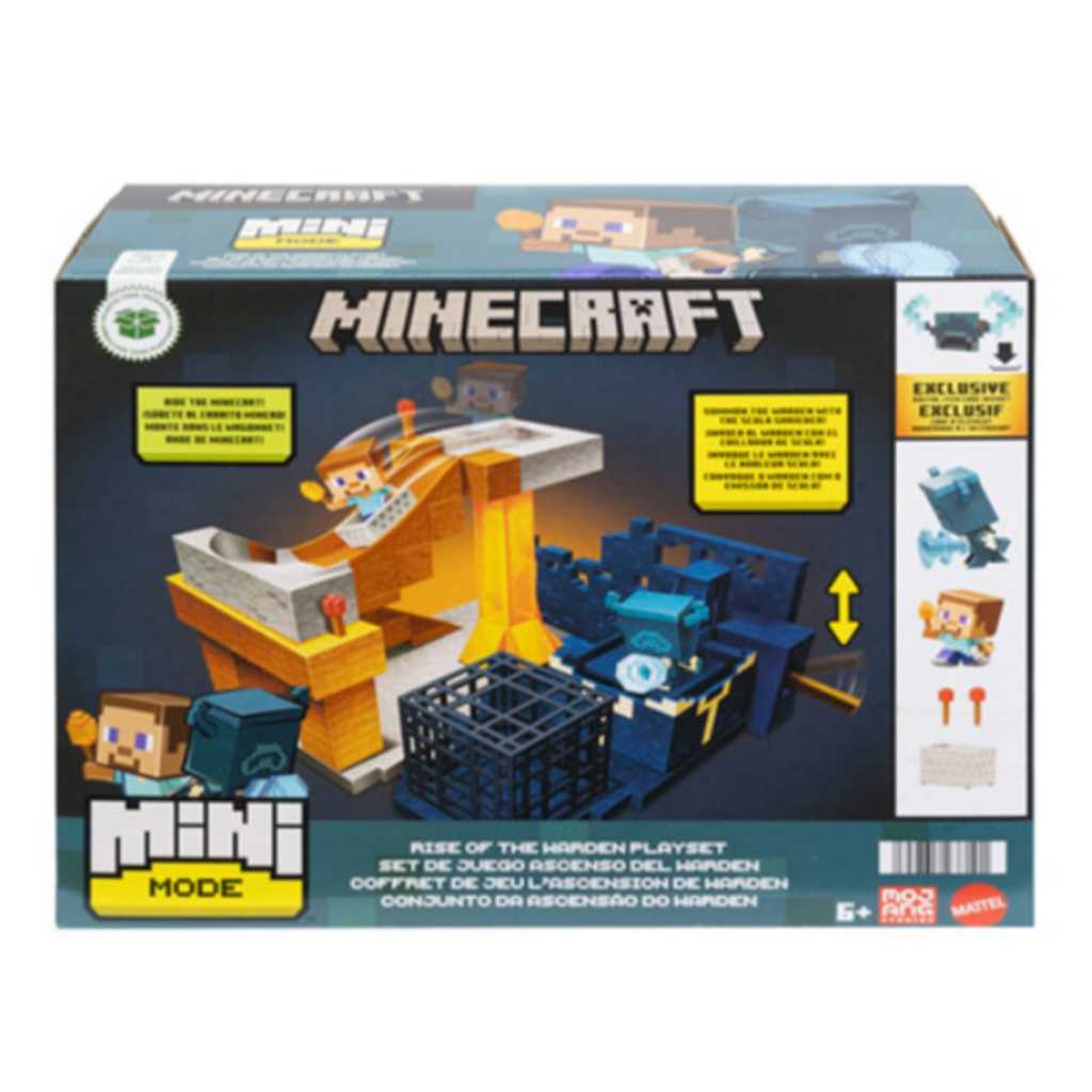 Mainan Anank Minecraft Playset Mini Mode Rise Of The Warden - Mix