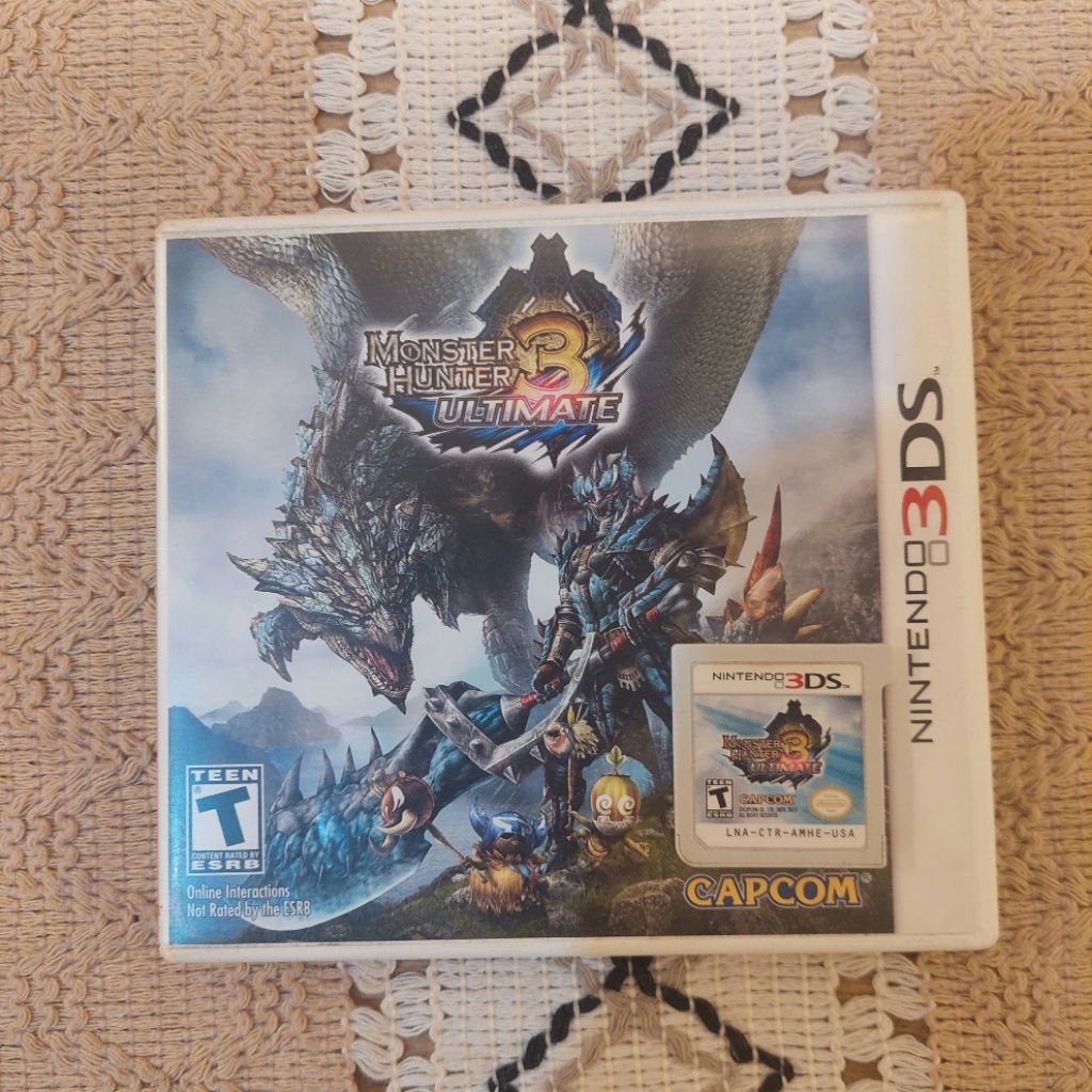 Monster Hunter 3 Ultimate 3ds second bekas