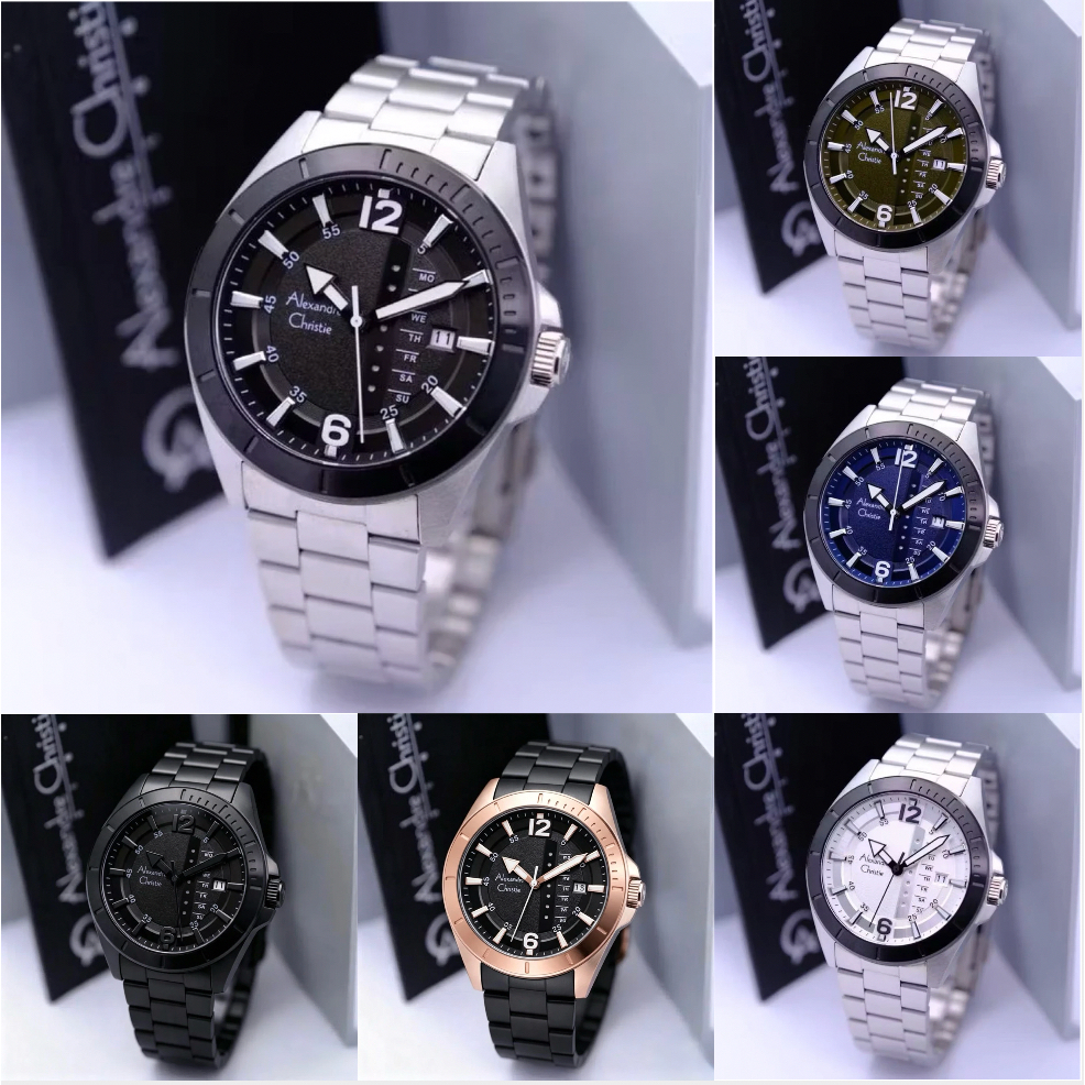 AC 6535 ALEXANDRE CHRISTIE PRIA  AC 6535 / AC 6685 AC 6686 JAM TANGAN PRIA ORIGINAL