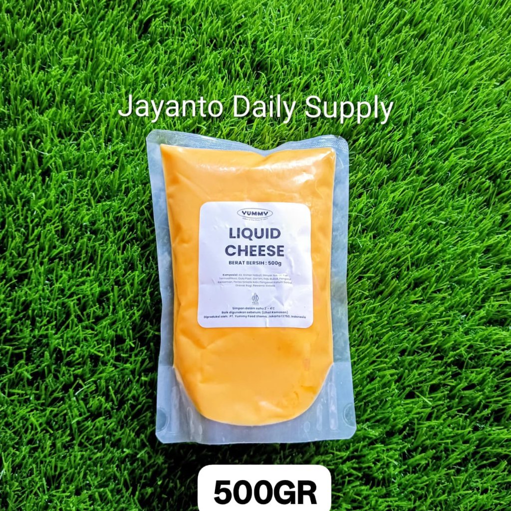 YUMMY LIQUID CHEESE SAUCE 500GR / KEJU CAIR - 100% HALAL