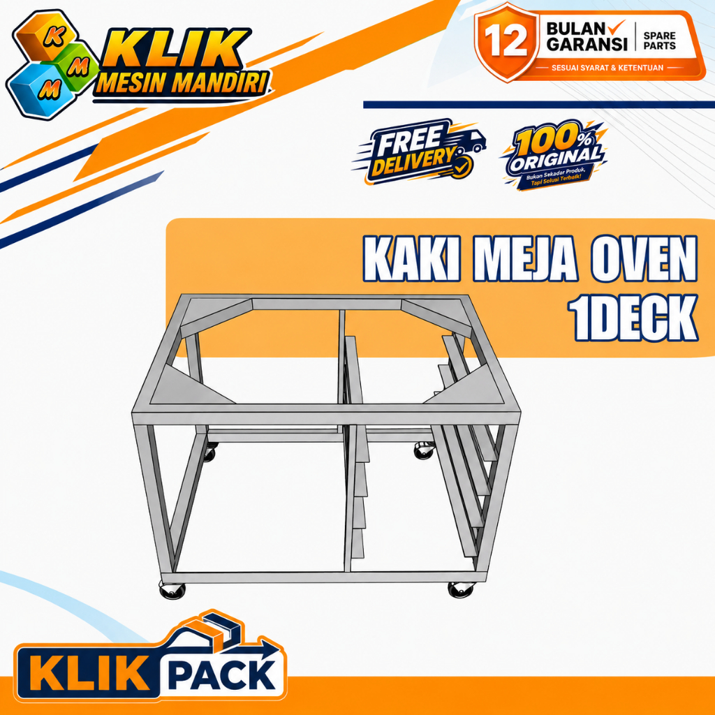 Kaki Meja Oven 1 Deck Meja Kaki Oven