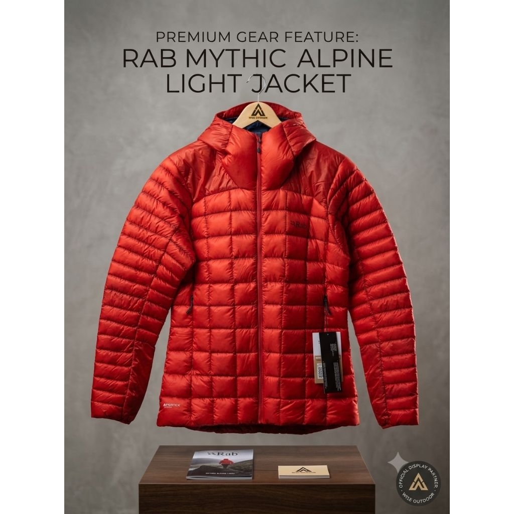 Jaket Rab Mythic Alpine Light Ultralight Down Jacket Imported Original not Microlight Alpine
