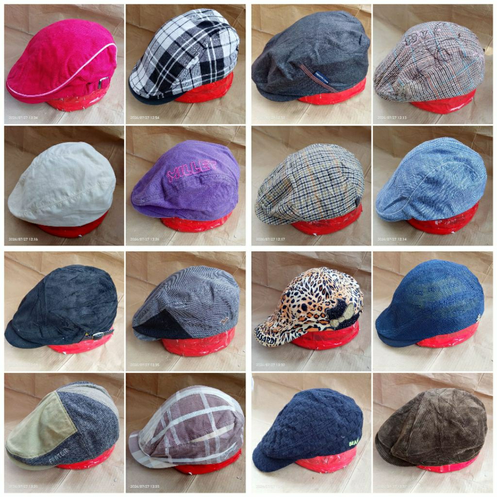 ( CPBR2 ) Flat Cap , FlatCap , Topi Copet , Topi Pet , Topi Seniman Brand , Vintage