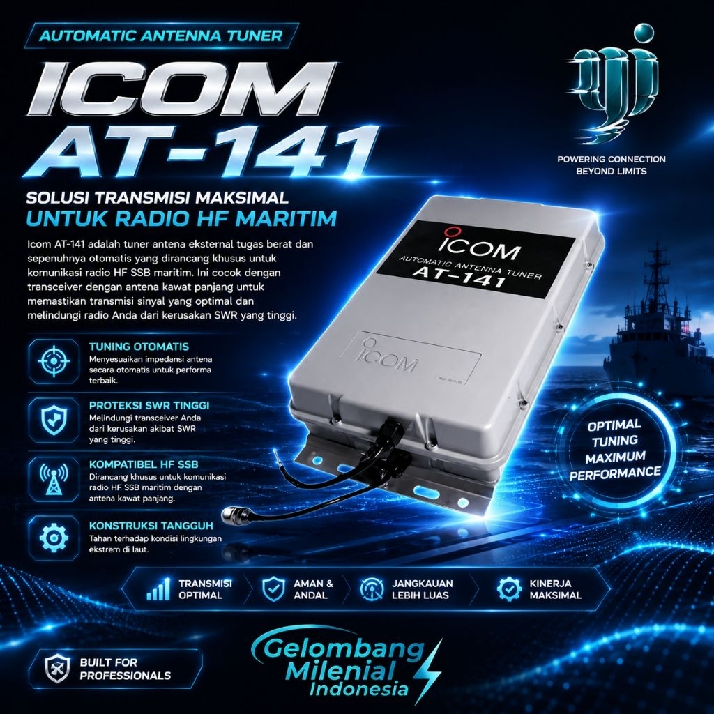 ANTENA TUNER ICOM AT 141 HF MARINE