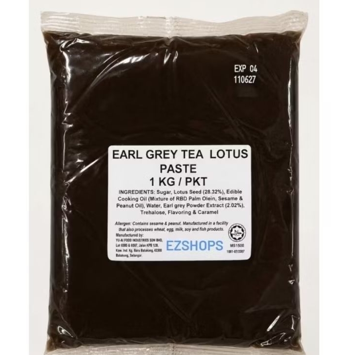 Earl Grey Lotus Filling Mooncake Paste | Isian Mooncake Earl Grey