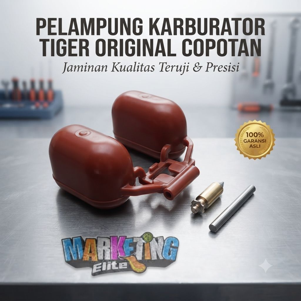 Pelampung karbu Tiger ORI copotan pelampung karburator Tiger set copotan