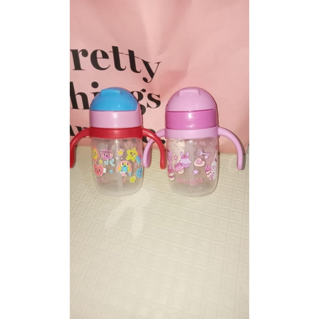 PRELOVED Botol Minum Sedotan Smiggle