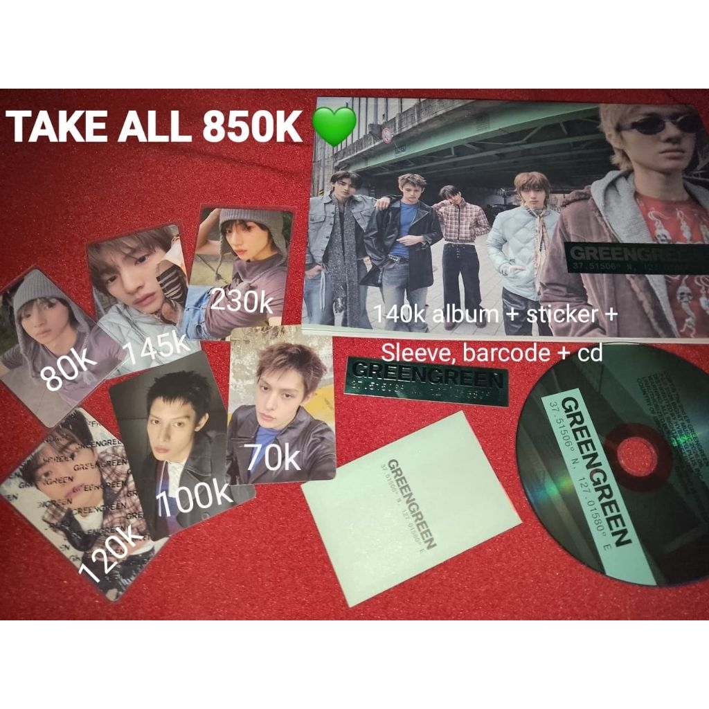 TAKE ALL Photocard cortis official