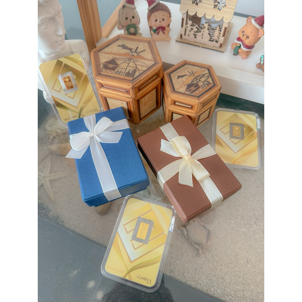Kado Hard Box Perhiasan Emas Logam Mulia