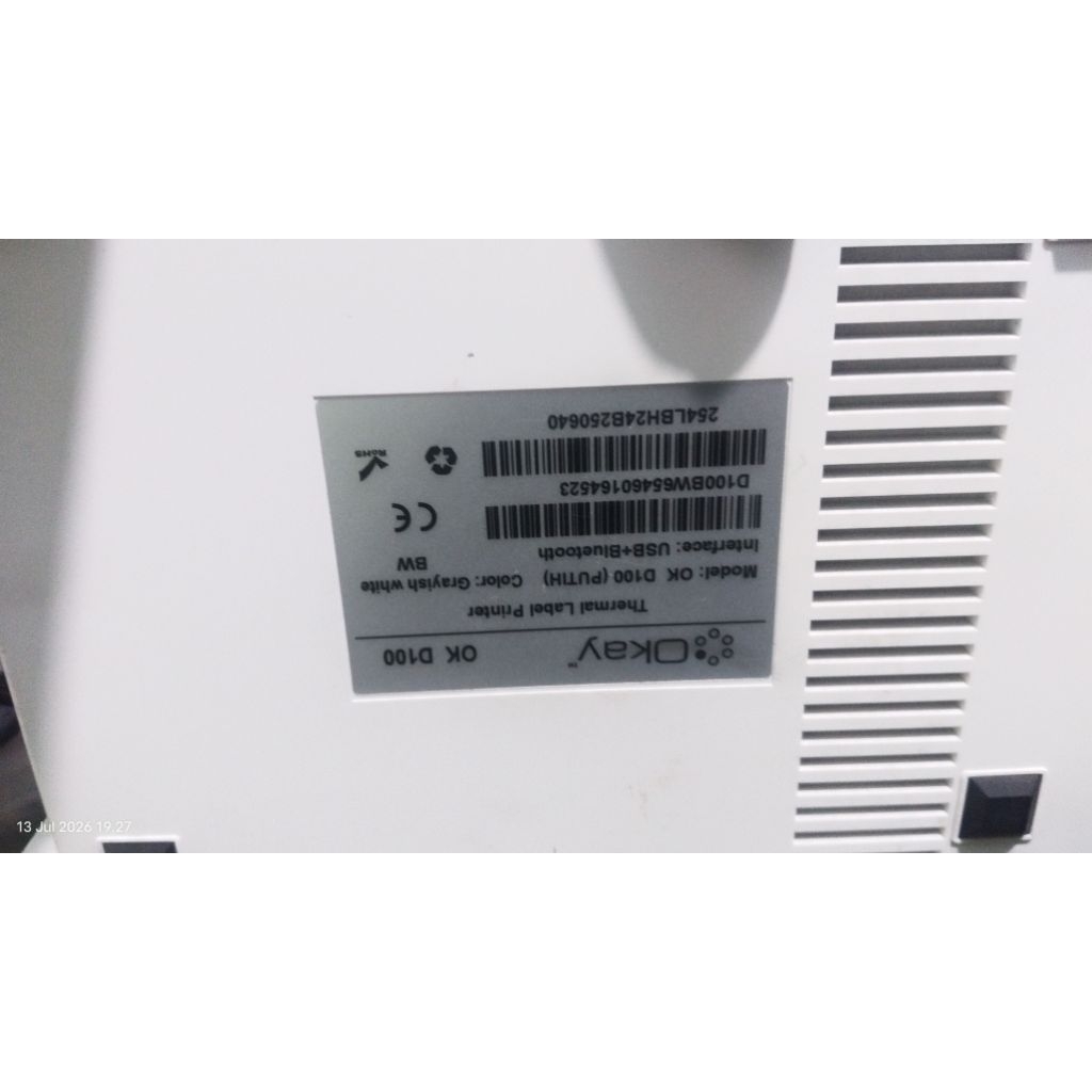 printer resi label OKAY