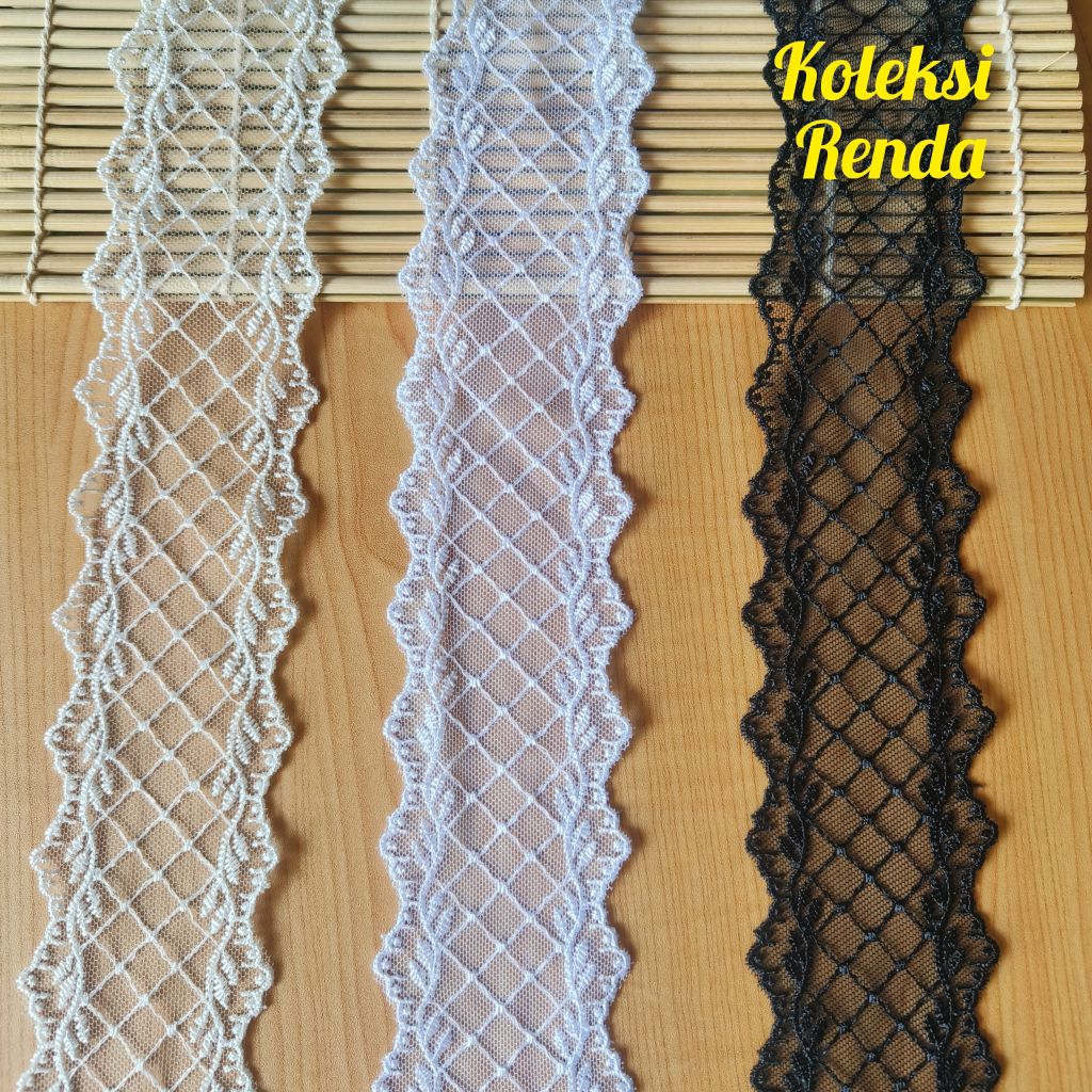 Renda tile, renda tulle, renda air (per roll 15yard)