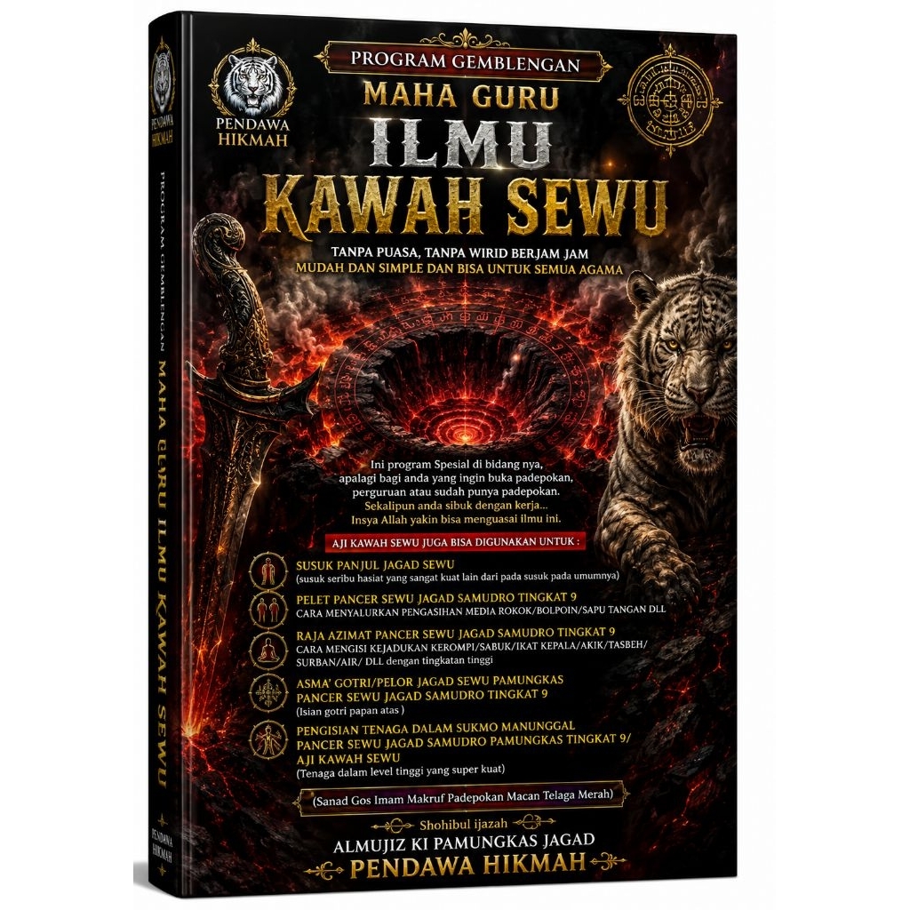 Buku Keilmuan Aji Kawah Sewu