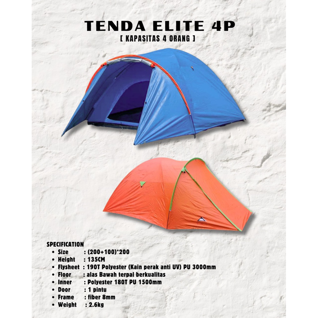 Tenda Camping LWY Elite 4P