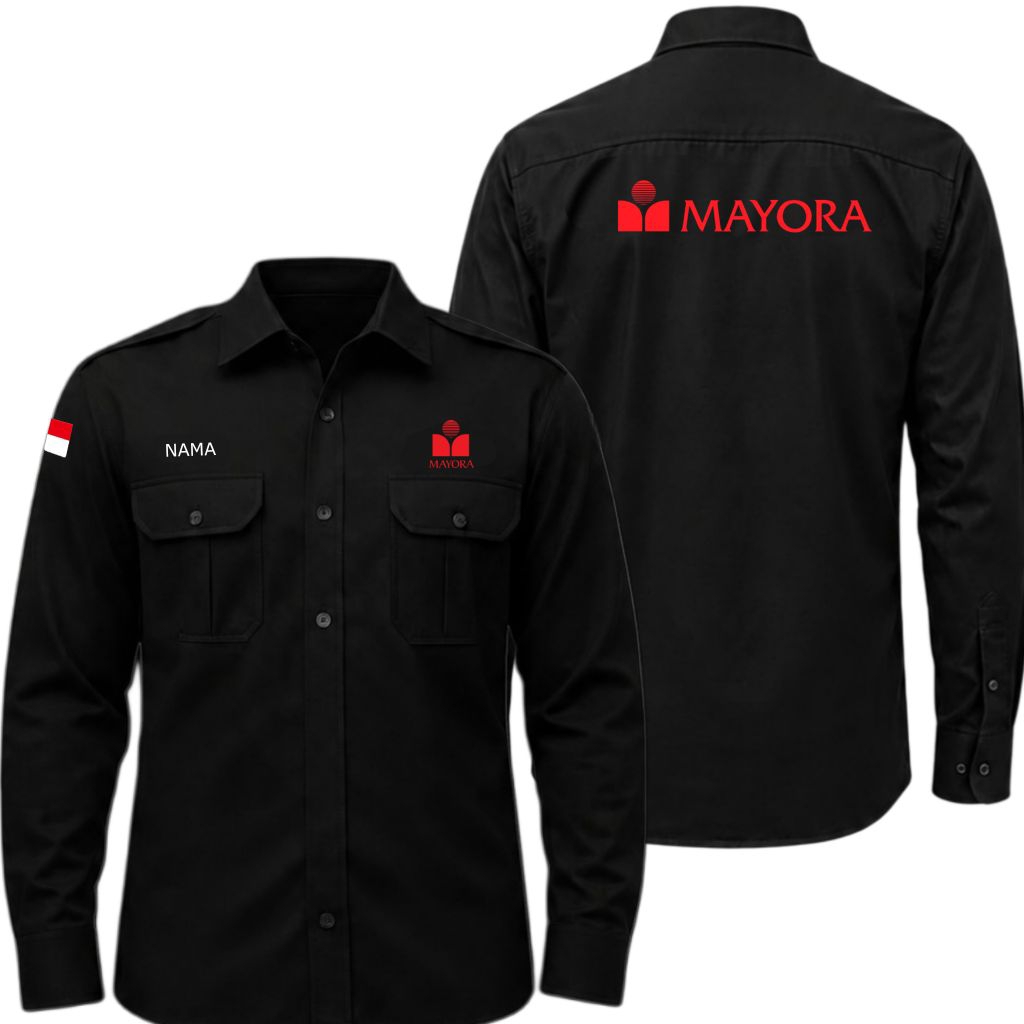 ready stok full bordir PT MAYORA INDONESIA kemeja MAYORA seragam MAYORA baju MAYORA kemeja kerja peg
