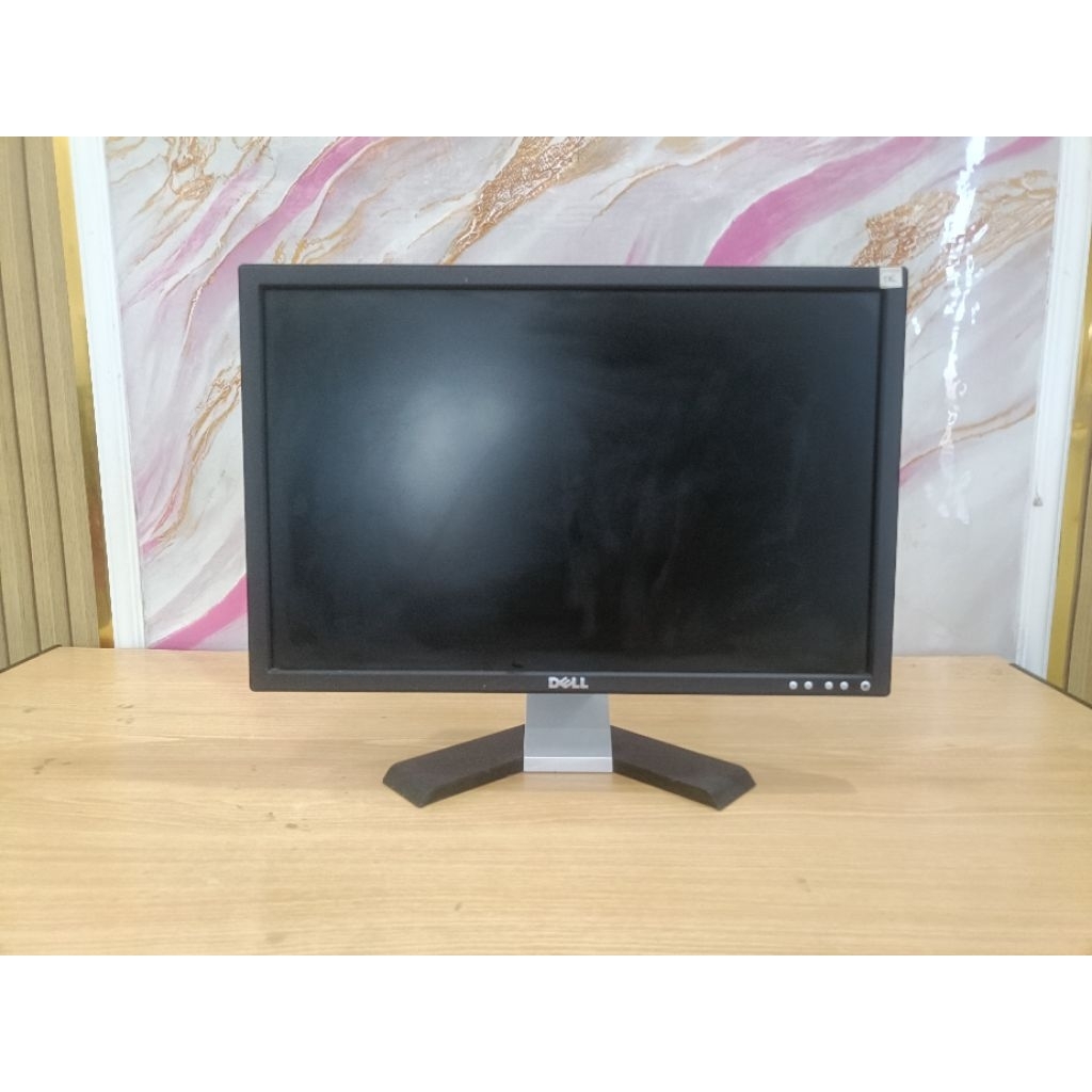 Monitor Dell E228WFP 22 Inch LCD Wide VGA DVI Bekas Normal Siap Pakai