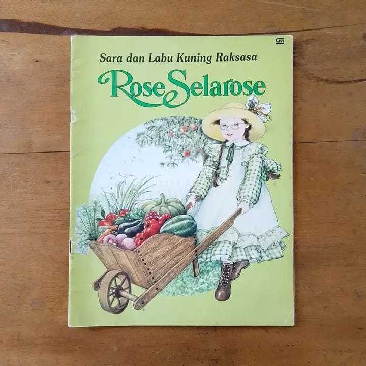 Buku Cerita Anak Vintage Preloved Rose Selarose Seri Sara dan Labu Kuning Raksasa Terawat Layak Kole