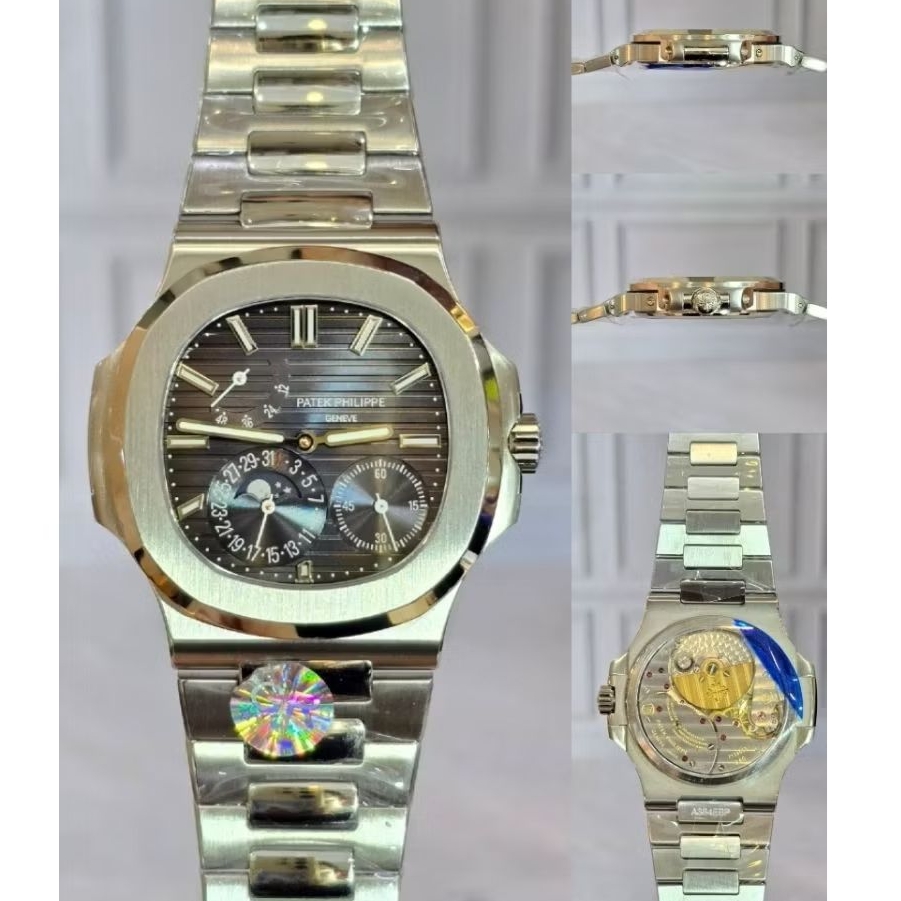 Jam Tangan Patek Philippe Nautilus 40 - 5712 Swiss Automatic Movement Blue Dial