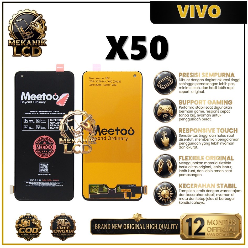LCD TOUCHSCREEN VIVO X50