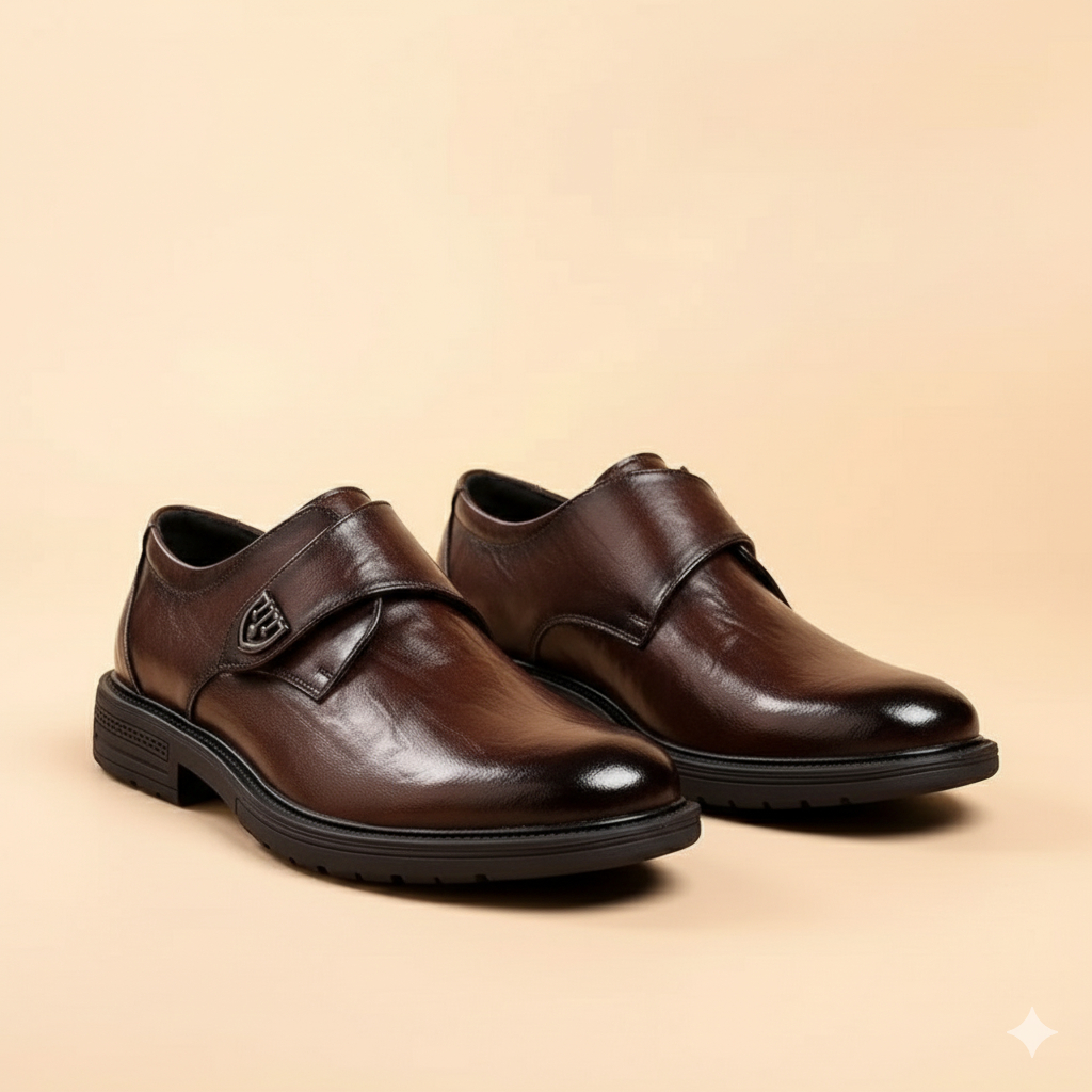Sepatu pantopel Pria Kulit Sintetis Anti Slip- Anti Licin