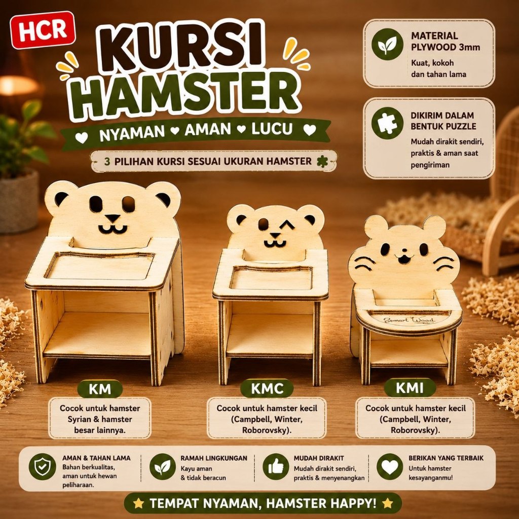 Meja makan hamster, Kursi Makan hamster, kursi makan sugar glider, kursi duduk hamster lucu murah me