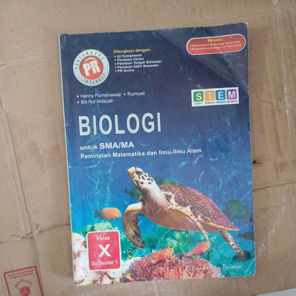 PR BIOLOGI untuk SMA/MA Kelas X Semester 1