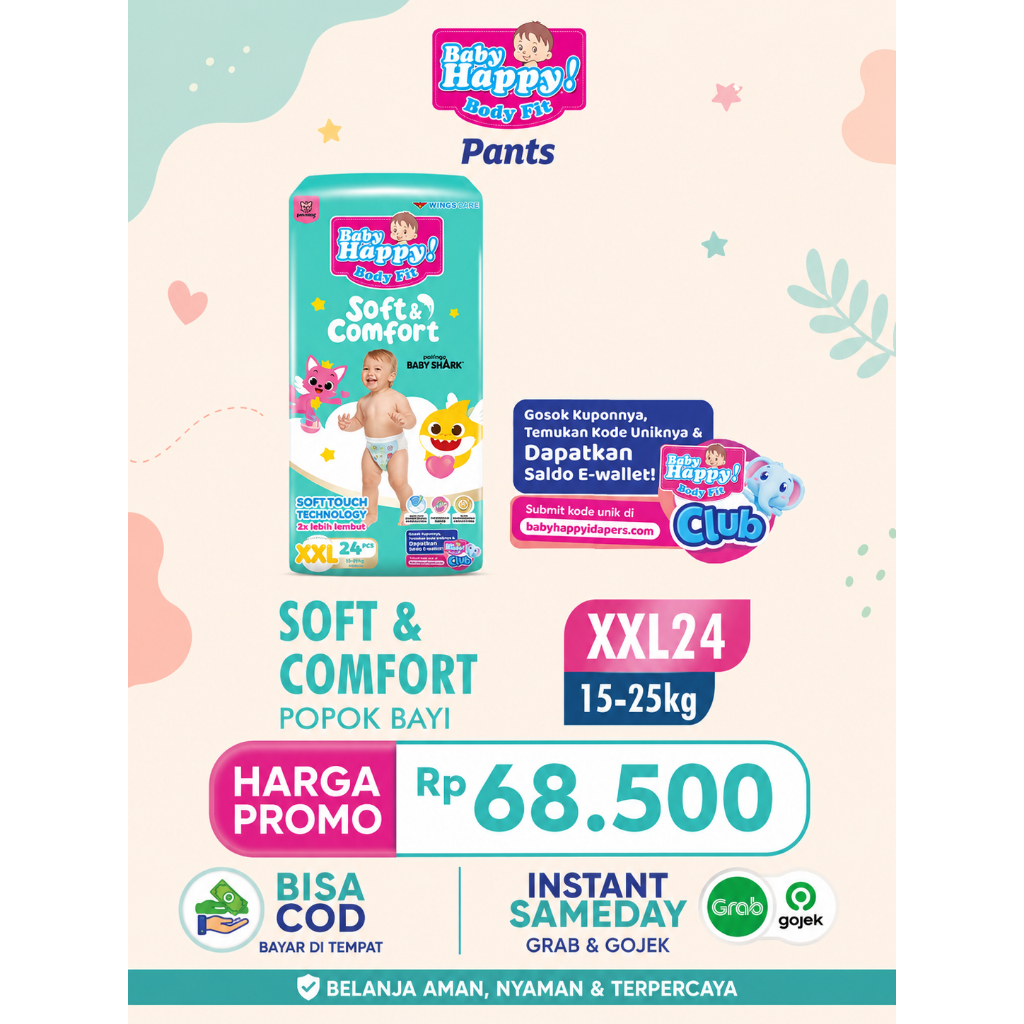 NEW Baby Happy Pingfong XXL 24 - Hayday Store