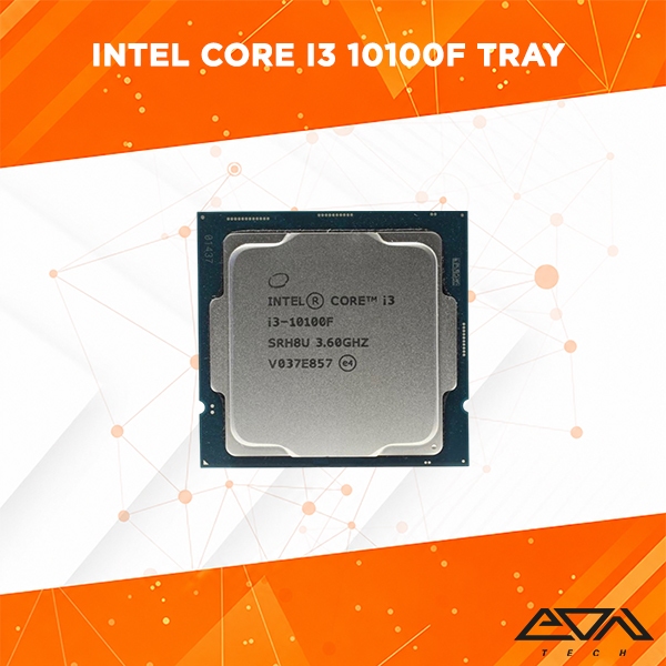 Intel Core i3 10100F Tray + Fan PROCESSOR CPU (Socket 1200 | H410, H510)