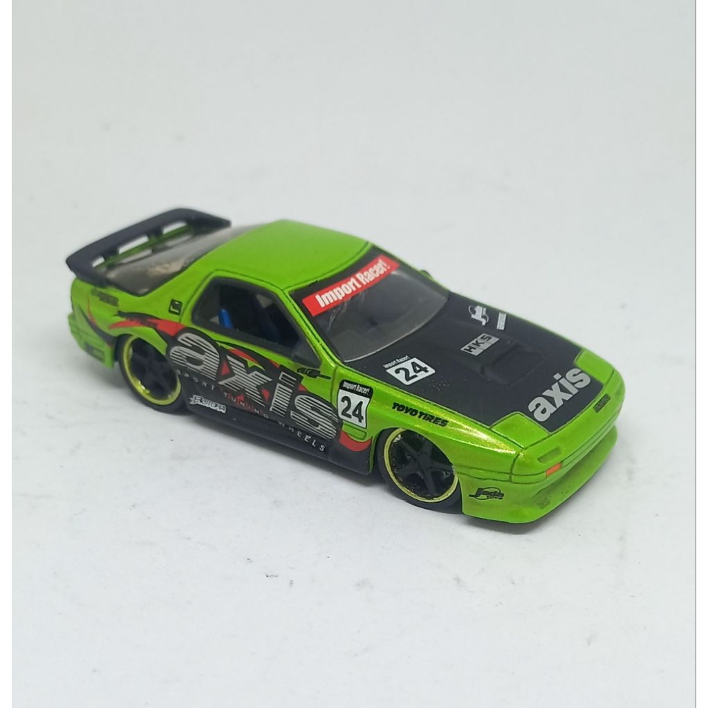 jada toys mazda rx-7 rx7 fc3s import racer option d loose diecast 1/64 (t)