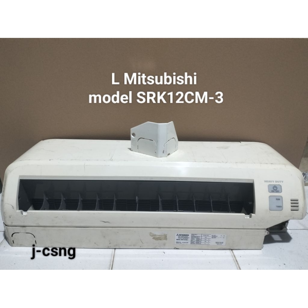 L Mitsubishi/sambungan bak indoor Mitsubishi model SRK-12CM-3