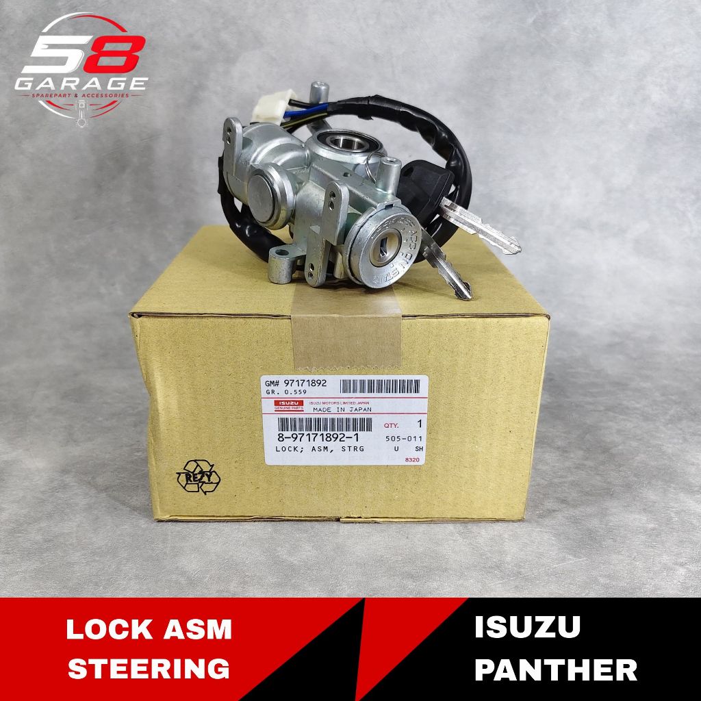 LOCK ASM STEERING RUMAH KUNCI KONTAK IGNITION SWITCH ISUZU PANTHER SPAREPART MOBIL 8971718921