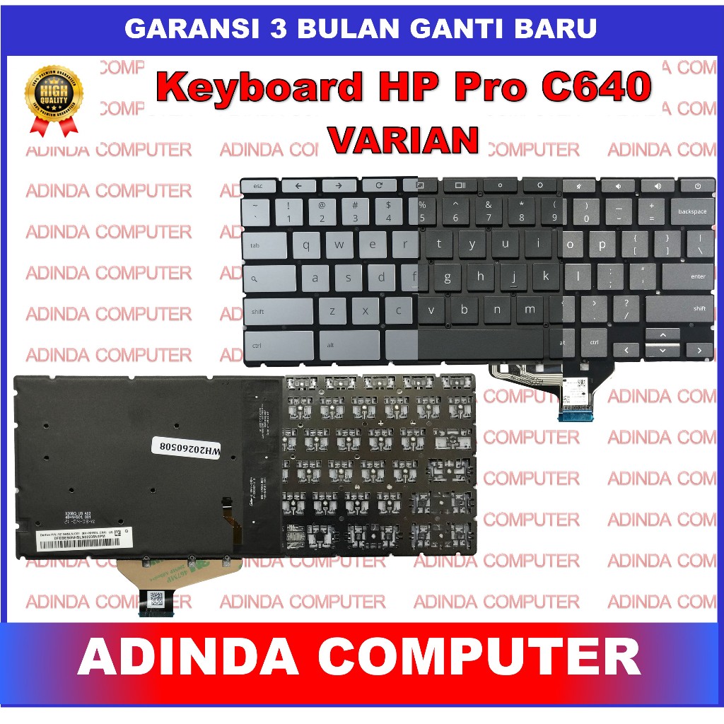 Keyboard HP Pro C640 Chromebook Chromebook Pro C645 M03661-001 HPM19M8 Backlight