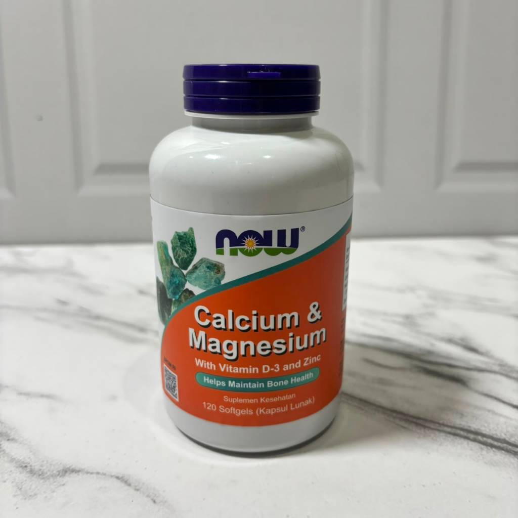 Now Magnesium Calcium Zinc D3 Vit Magnesium Kalsium Zinc D3 120 Softgels kalsium tulang bone vitamin