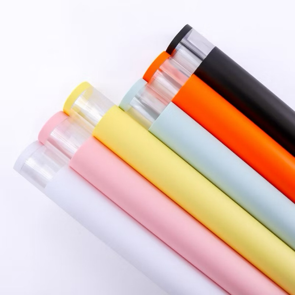 [09026] (1 pack) Flower Paper Wrap Transparant Frame Cellophane | Kertas Buket Bunga Transparant Fra