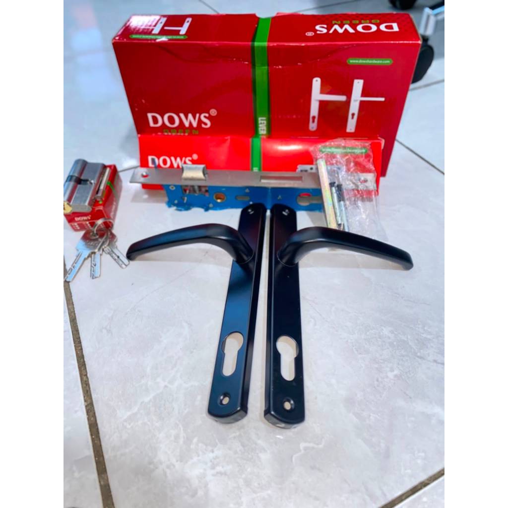 HANDLE PINTU ALUMINIUM 9055 / HANDLE PLAT MERK DOWS