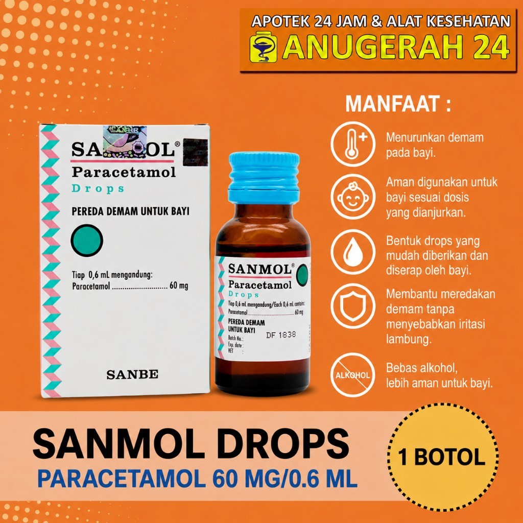 Sanmol Paracetamol Drops
