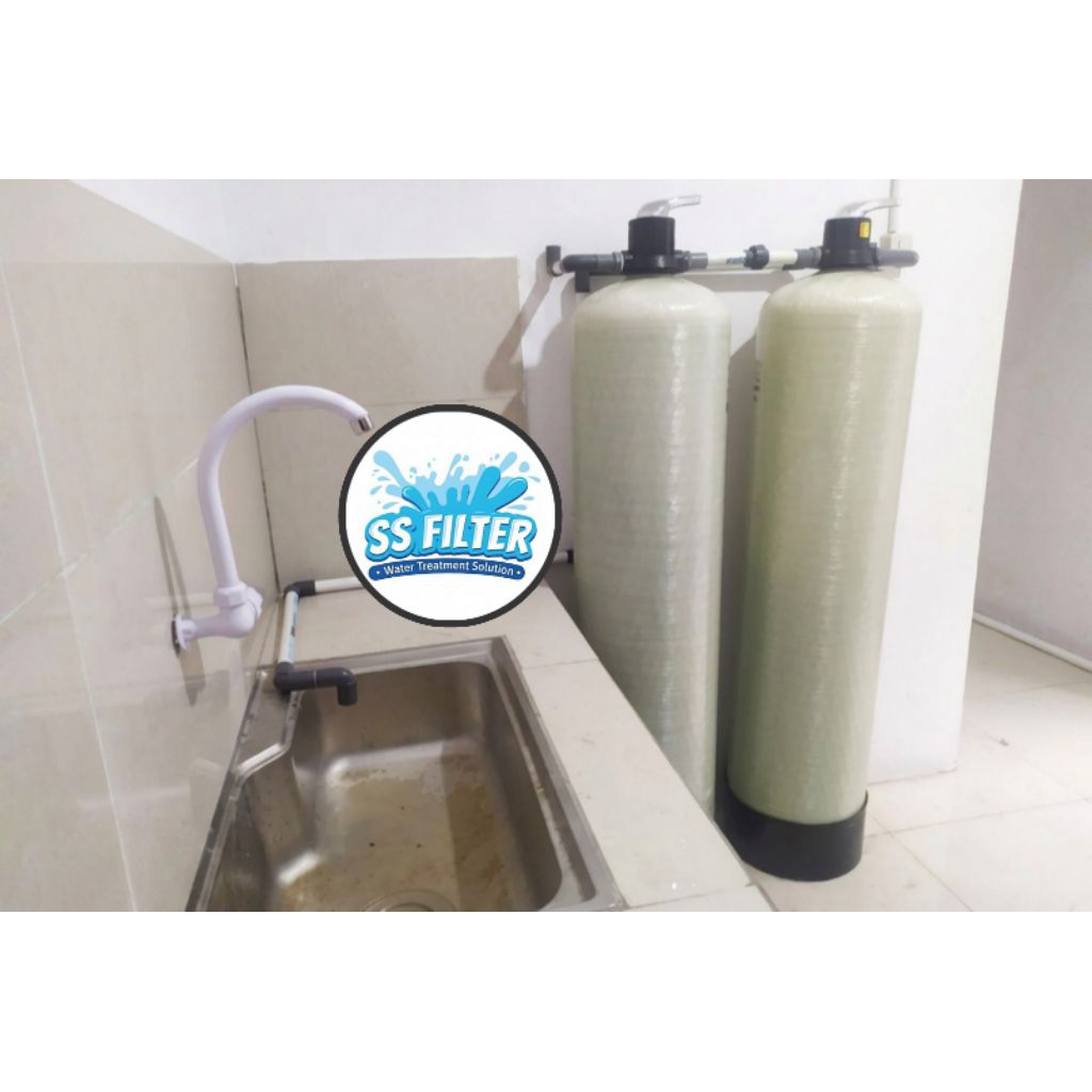 Filter Air 1354 Double Tabung / 2 Tabung 1354 Frp / Filter Air Rumah Tangga